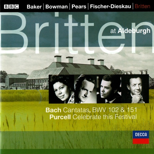 Bach: Cantatas nos. 102 & 151 / Purcell: Celebrate this Festival