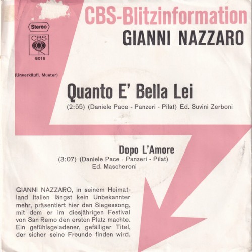 Quanto è bella lei