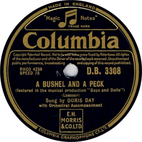 A Bushel and a Peck / If I Were a Bell