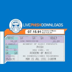 1991-07-15: The Academy, New York, NY, USA