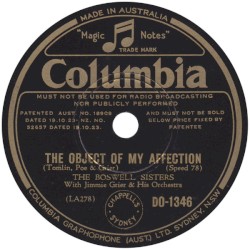 The Object of My Affection / It's Written All Over Your Face
