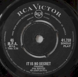 It Is No Secret / Whispering Hope