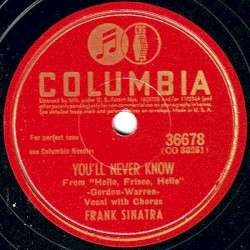 You'll Never Know / Close to You