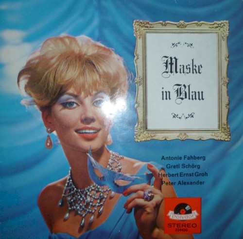 Maske in Blau