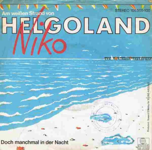 Am weißen Strand von Helgoland