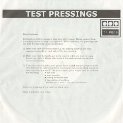 Testpressing #006