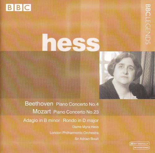 Beethoven: Piano Concerto no. 4 / Mozart: Piano Concerto no. 23 / Adagio in B minor / Rondo in D major