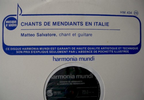 Chants de mendiants en Italie