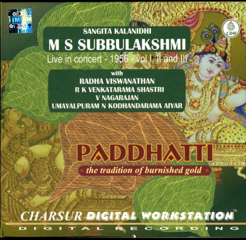 Paddhatti - M S Subbulakshmi - Live In Concert 1956