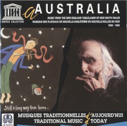 Australia - Music From The New England Tablelands of New South Wales, 1850-1900