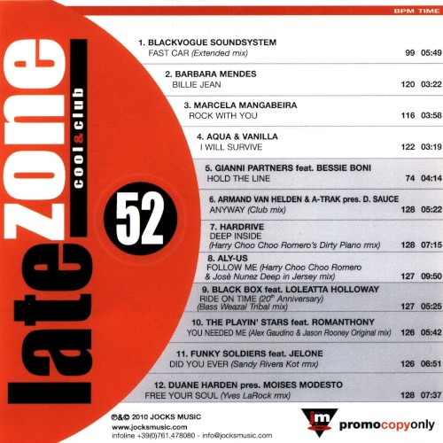 Late Zone Vol. 52 (Cool & Club)