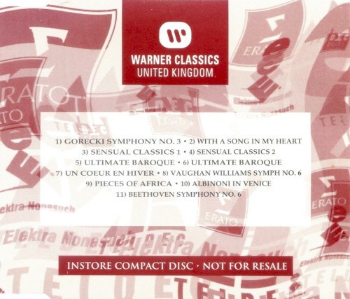 Warner Classics United Kingdom Instore Compact Disc