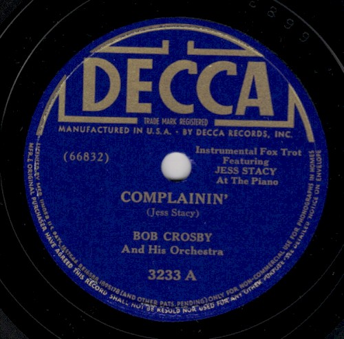 Complainin' / Ja-Da