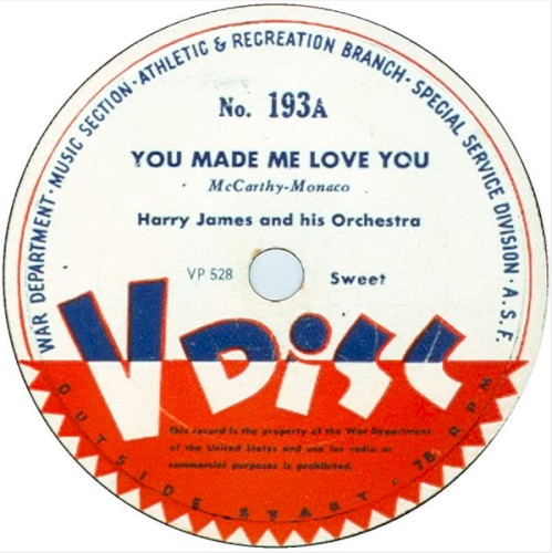 You Made Me Love You / Music Makers / Cherry