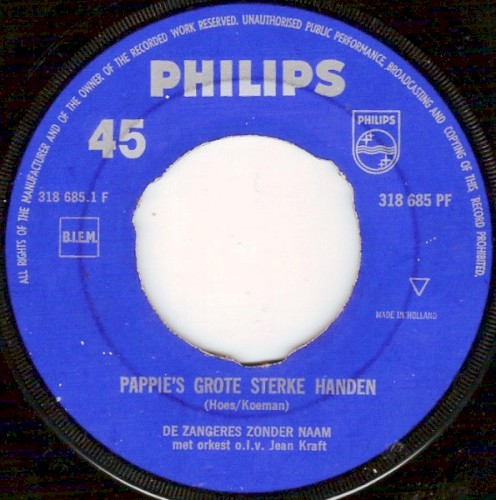Pappie’s grote sterke handen / ’k Zal geen traan om je laten