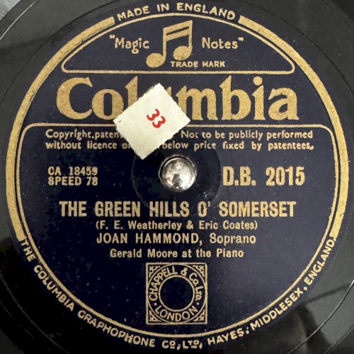 The Green Hills O' Somerset / By the Waters of Minnetonka