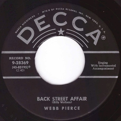 Back Street Affair / I’ll Always Take Care of You