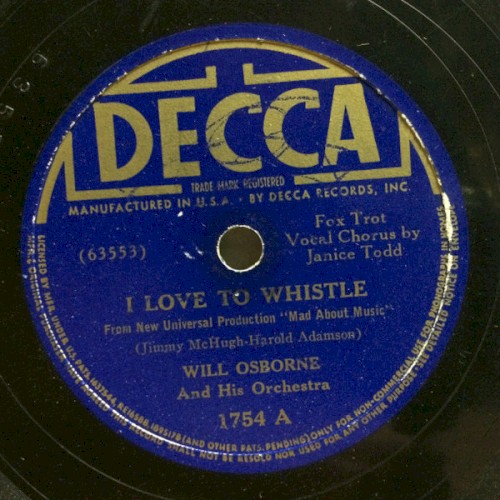 I Love to Whistle / Something Tells Me