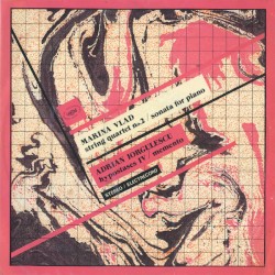 Vlad: String Quartet no. 2 / Sonata for Piano / Iorgulescu: Hypostases IV / Memento