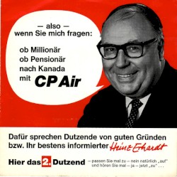 Ob Millionär ob Pensionär nach Canada mit CP Air / Schicke Musik aus Kanada