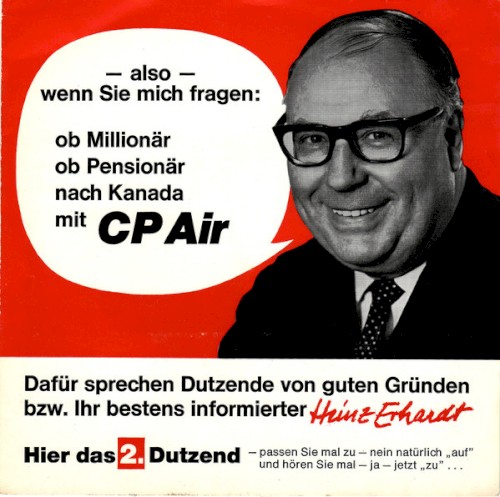 Ob Millionär ob Pensionär nach Canada mit CP Air / Schicke Musik aus Kanada