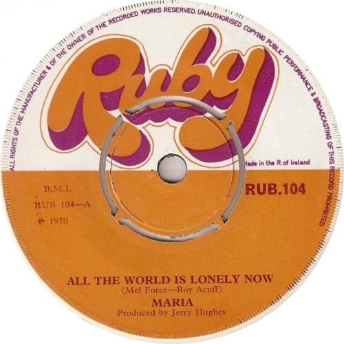 All the World Is Lonely Now