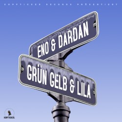 Grün, gelb & lila