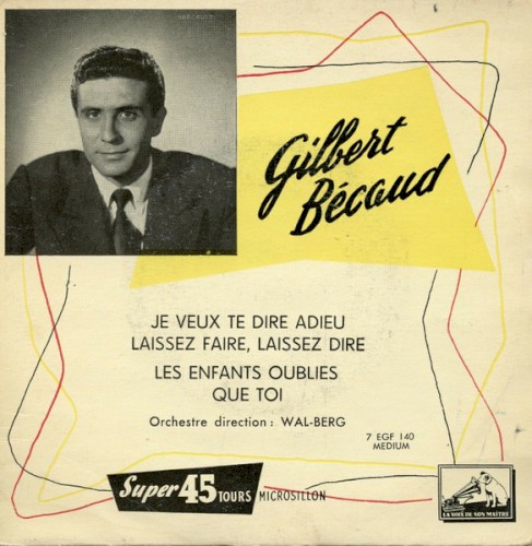 Je veux te dire adieu