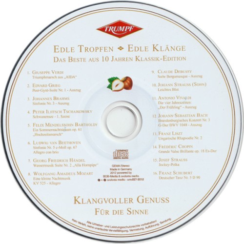 Trumpf: Edle Tropfen ♦ Edle Klänge: Das Beste aus 10 Jahren Klassik-Edition
