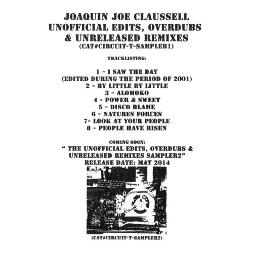 Unofficial Edits, Overdubs & Unreleased Remixes (Promo Sampler One)