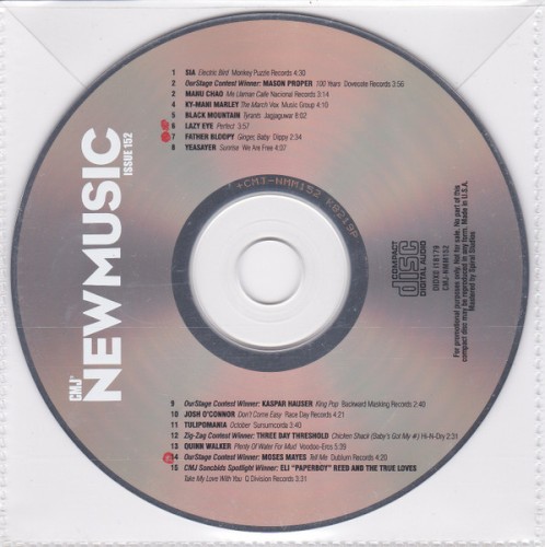 CMJ New Music Monthly, Volume 152