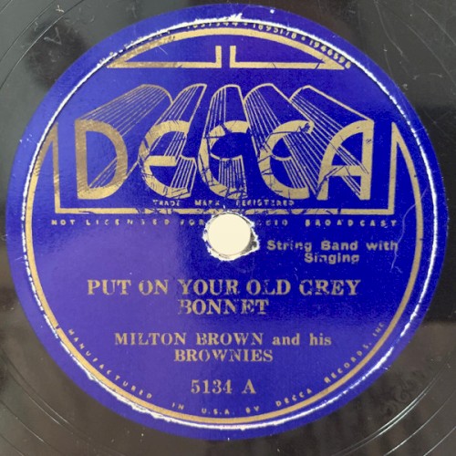 Put on Your Old Grey Bonnet / Some of These Days