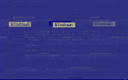 ブルースクリーン (Blue Screen 001)