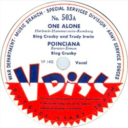 One Alone / Poinciana / On the Atchison, Topeka and Santa Fé / Conversation While Dancing