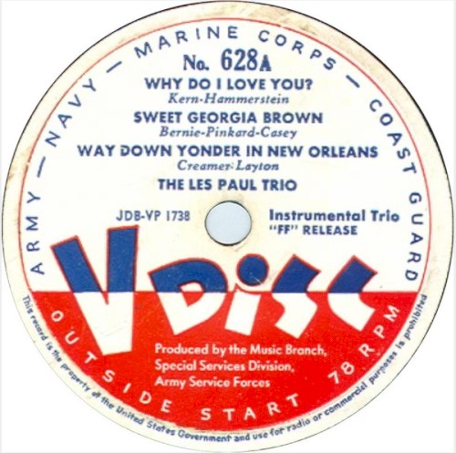 Why Do I Love You? / Sweet Georgia Brown / Why Down Yonder in New Orleans / McNamara’s Band / Egyptian Ella