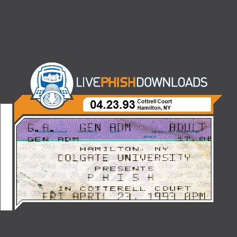 1993-04-23: Cottrell Court, Reid Athletic Center, Colgate University, Hamilton, NY, USA