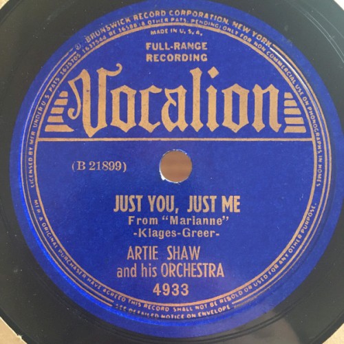 Just You, Just Me / If It's the Last Thing I Do