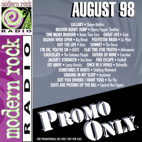 Promo Only: Modern Rock Radio, August 1998