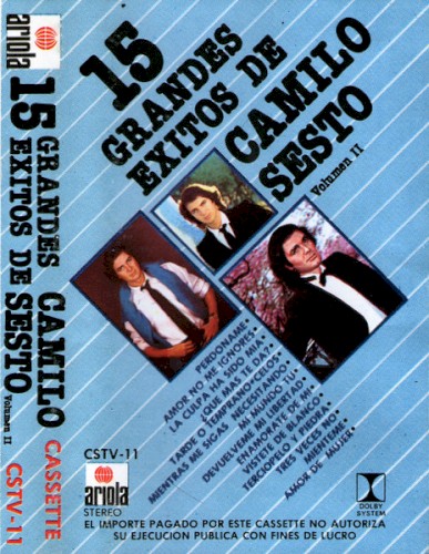 15 grandes éxitos de Camilo Sesto, volumen II