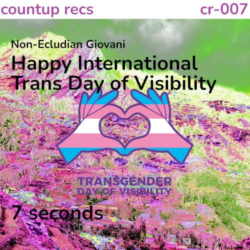 Happy International Trans Day of Visibility