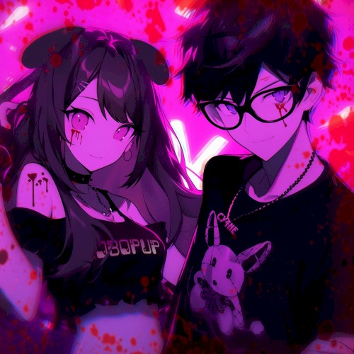 covered in blood