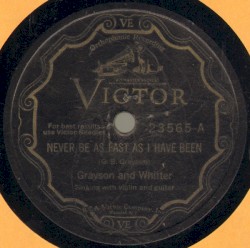 Never Be as Fast as I Have Been / Going Down the Lee Highway