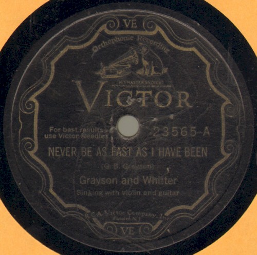 Never Be as Fast as I Have Been / Going Down the Lee Highway