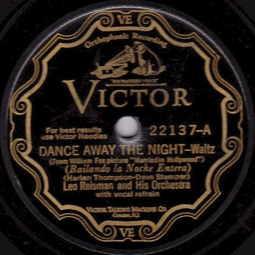 Dance Away the Night / Miss Wonderful