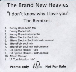 I Don't Know Why (I Love You) - The Remixes