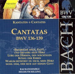 Cantatas, BWV 136–139