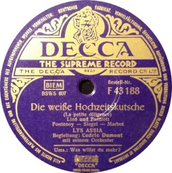 Die weiße Hochzeitskutsche
