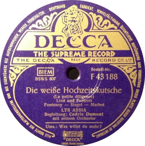 Die weiße Hochzeitskutsche