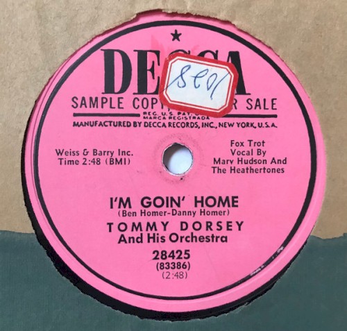 I'm Goin' Home / Sentimental Serenade