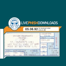 1992-05-06: St. Andrew's Hall, Detroit, MI, USA